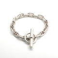 Hermes Chaine D'ancre Bracelet Bangle Cuff 925 Sterling Silver