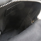 Dior Oblique Micro Pouch Navy Jacquard Leather Shoulder Bag — view 5