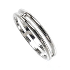 Hermes 18k White Gold Ariane Ring — view 2