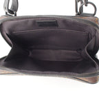 Louis Vuitton Leather Monogram Utility Front Handbag Black — view 7