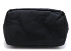 Prada 2-Way Bag Black Navy Nylon Leather Handbag — view 4