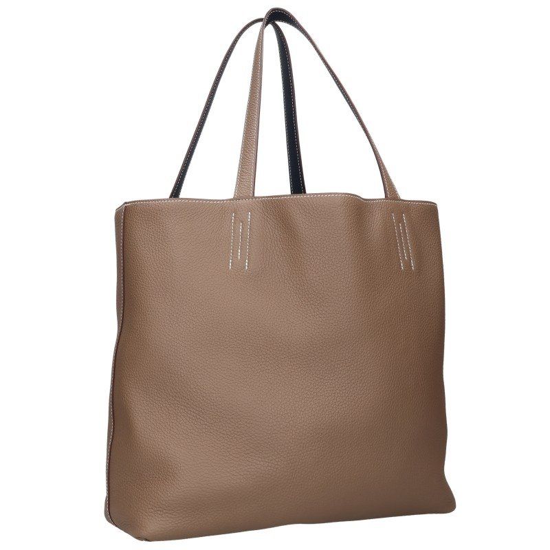 Hermes Double Sens 36 Reversible Leather Tote Bag 36 — view 4