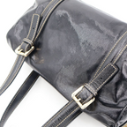 Gucci Sherry Line Interlocking G Tote Bag Black Patent Leather — view 3