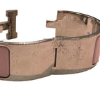 Hermes Clic Clac GM Pink Silver Stainless Steel Bracelet — view 6