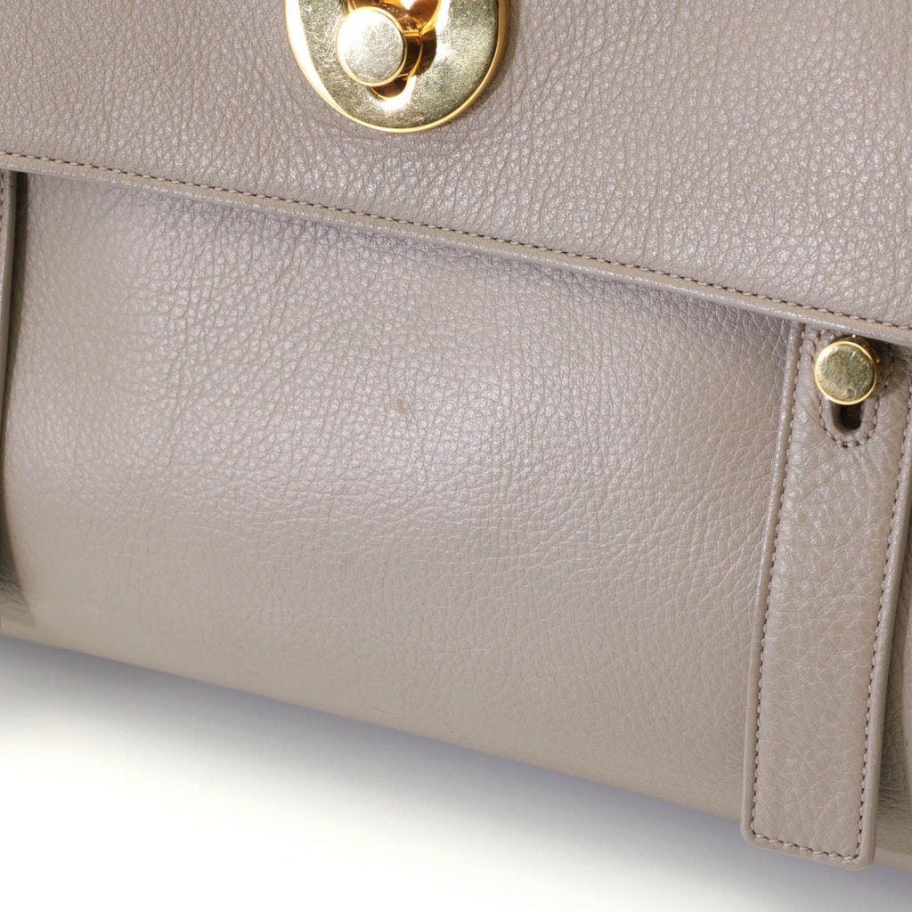 Saint Laurent Muse Two Shoulder Bag Gray Leather — view 6