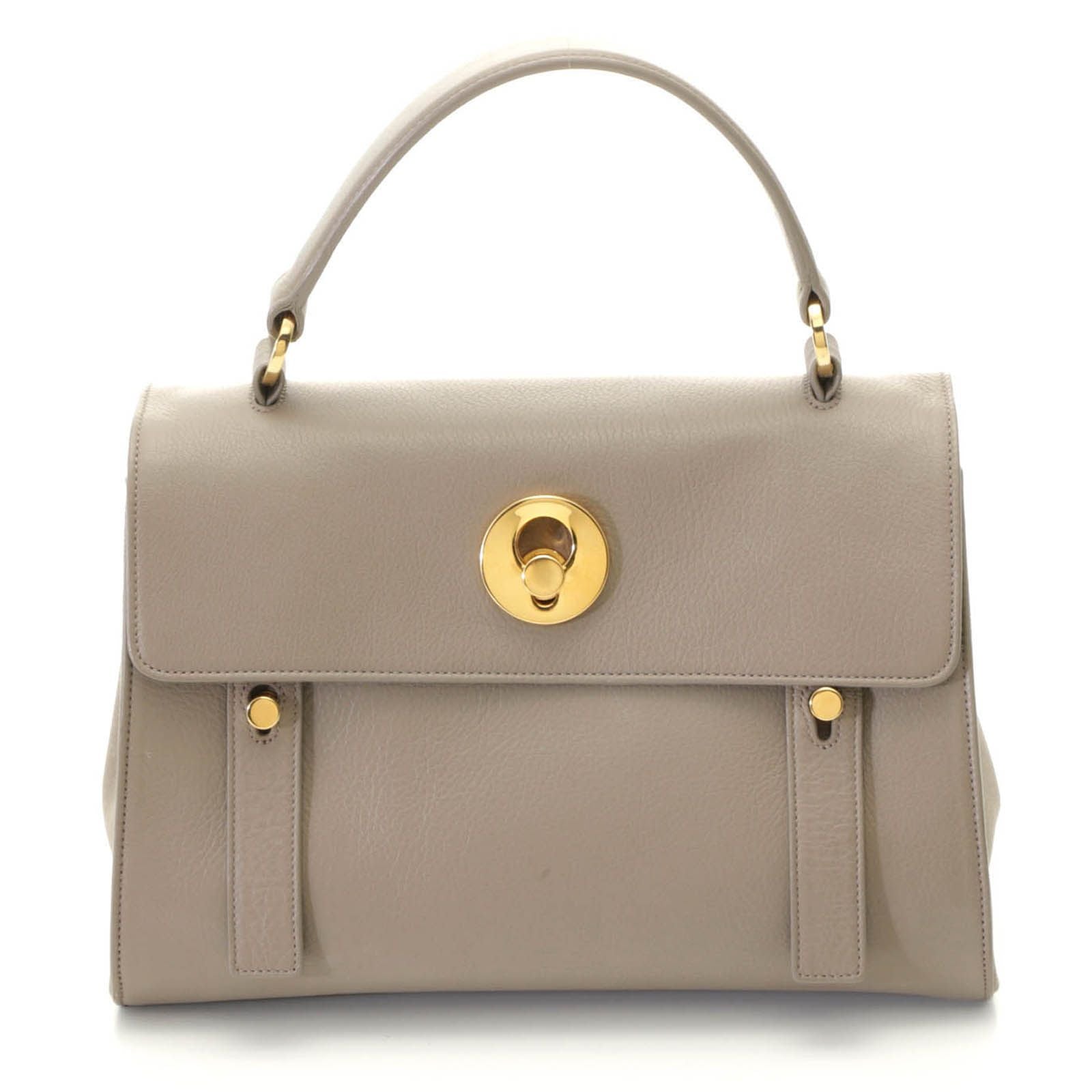 Saint Laurent Muse Two Shoulder Bag Gray Leather