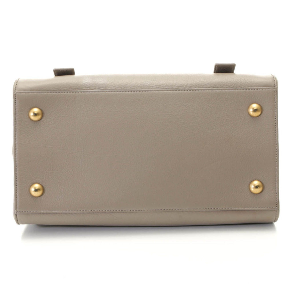 Saint Laurent Muse Two Shoulder Bag Gray Leather — view 3