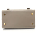 Saint Laurent Muse Two Shoulder Bag Gray Leather — view 3