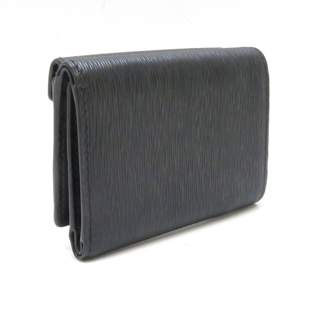 Prada Compact Wallet Black Vitello Move Trifold — view 2