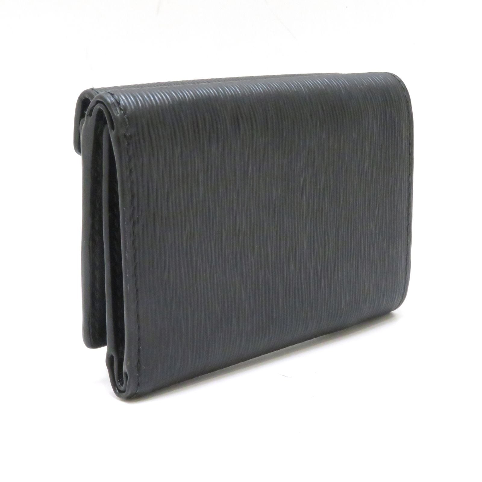 Prada Compact Wallet Black Vitello Move Trifold — view 2