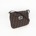 Fendi Zucca Pattern Shoulder Bag