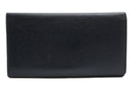Louis Vuitton Wallet Leather Black Taiga Portefeuille Long Billfold No Coin — view 2