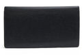 Louis Vuitton Wallet Leather Black Taiga Portefeuille Long Billfold No Coin