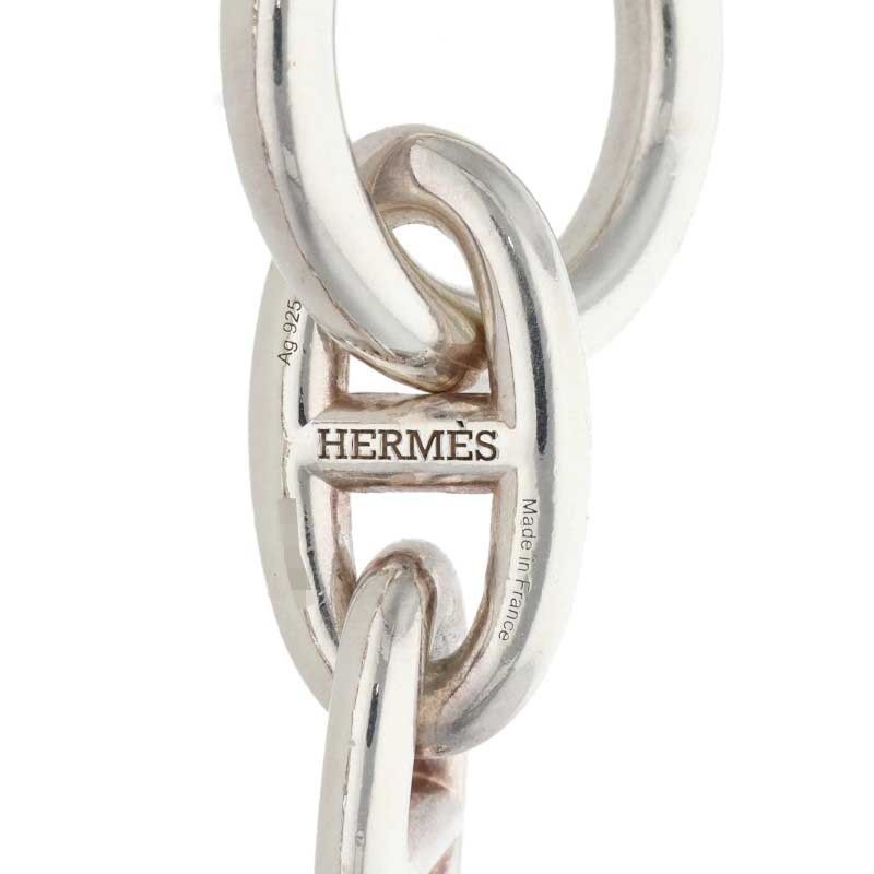 Hermes Chaine D'ancre Silver Choker Necklace GM — view 3