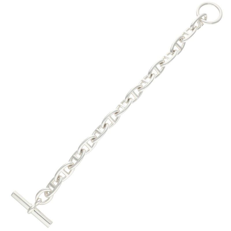Hermes Chaine D'ancre GM Silver Bracelet — view 2