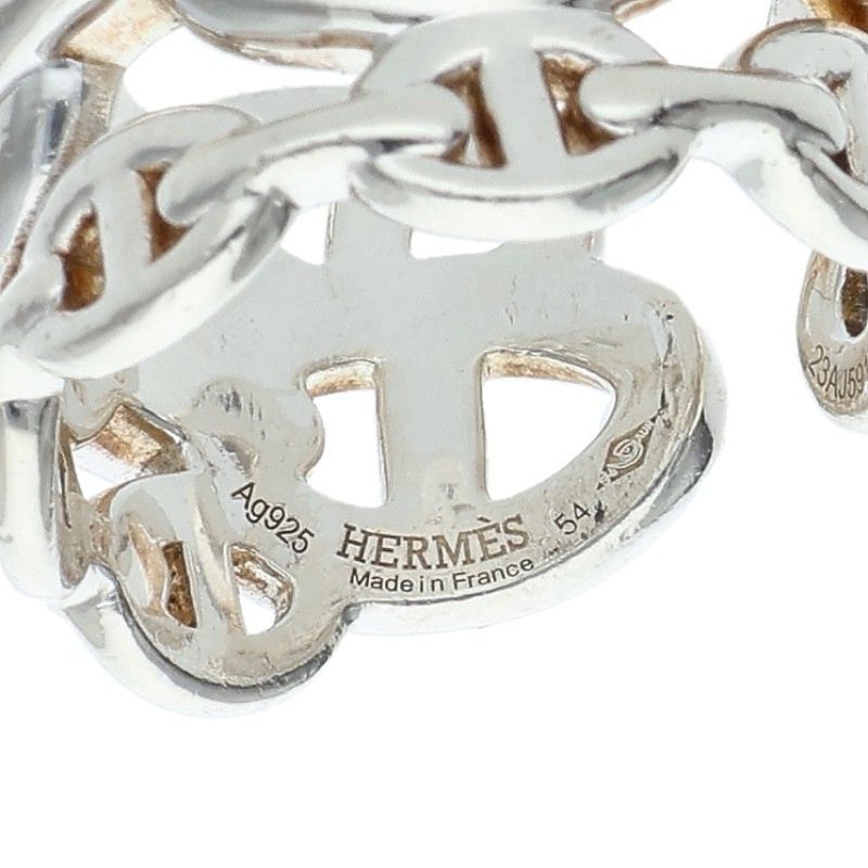 Hermes Chaine D'ancre Enchainee GM Silver Ring — view 3
