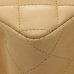 Chanel Mini Quilted 17 Chain Shoulder Bag Light Beige Gold Lambskin — view 7