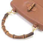 Gucci Handbag Bamboo Sho 000 Brown — view 5