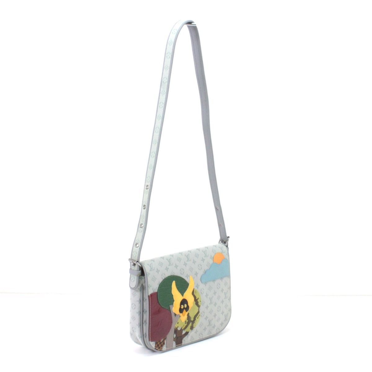 Louis Vuitton Shoulder Bag Monogram Mini Conte de Fee Musette Light Gray