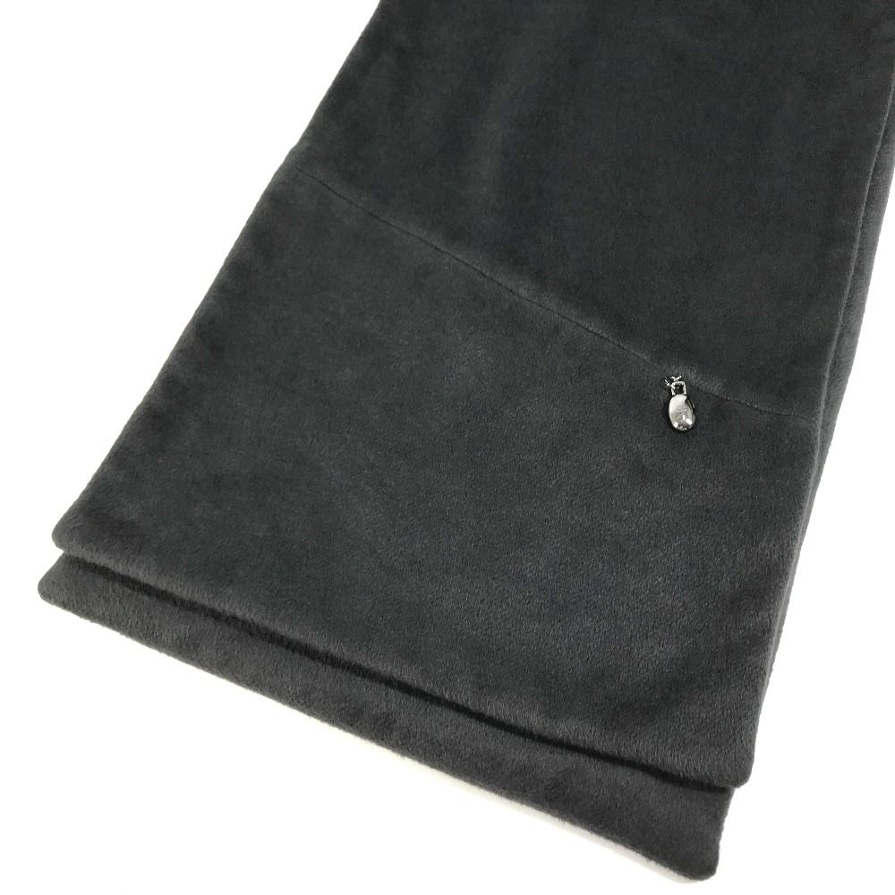 Dior Scarf with Pocket Double Fur Gray — view 3
