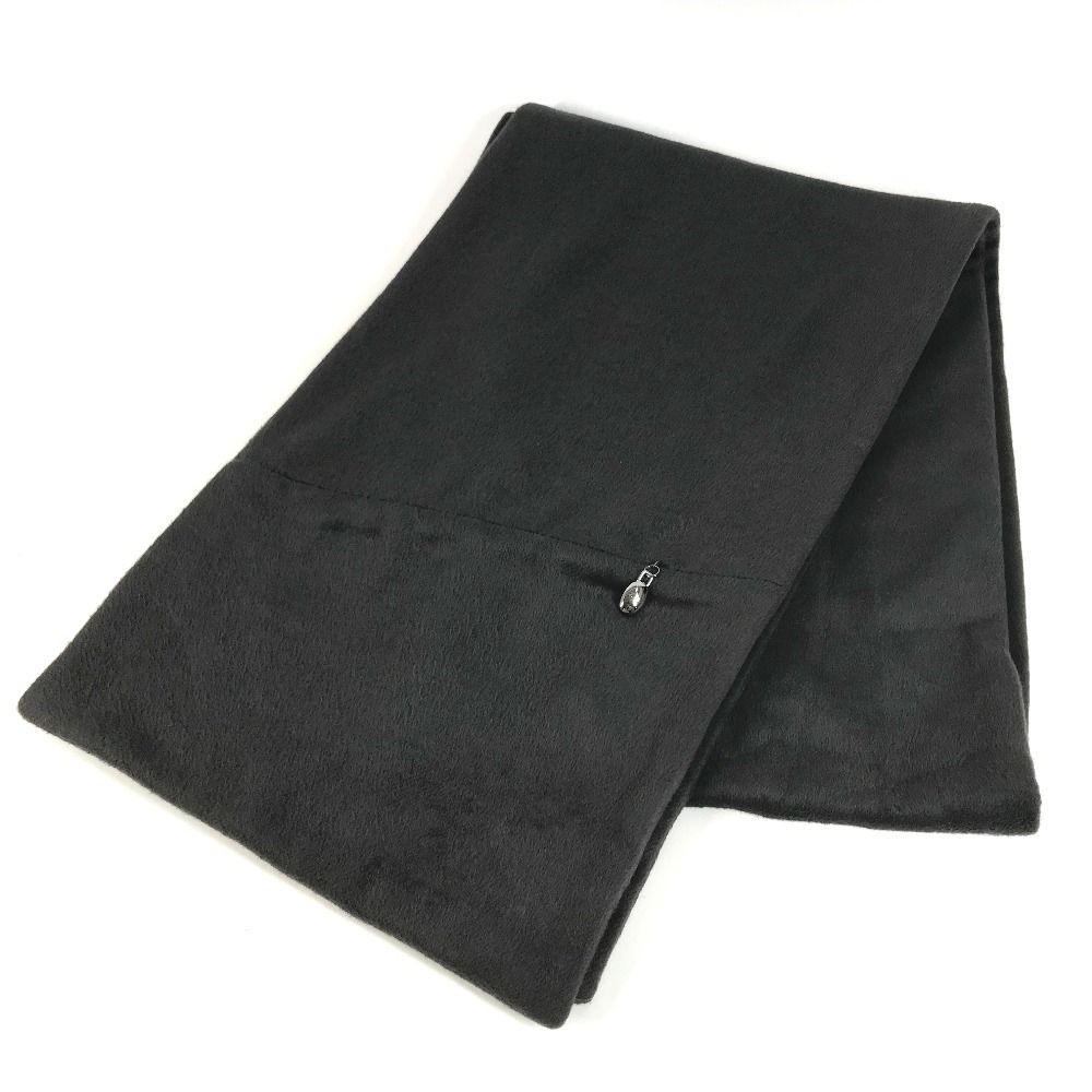 Dior Scarf with Pocket Double Fur Gray