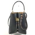Louis Vuitton Handbag Blue Leather Black