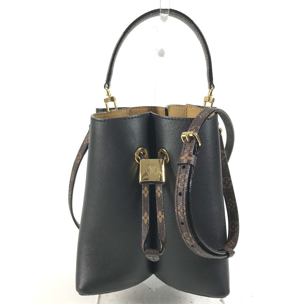 Louis Vuitton Handbag Blue Leather Black