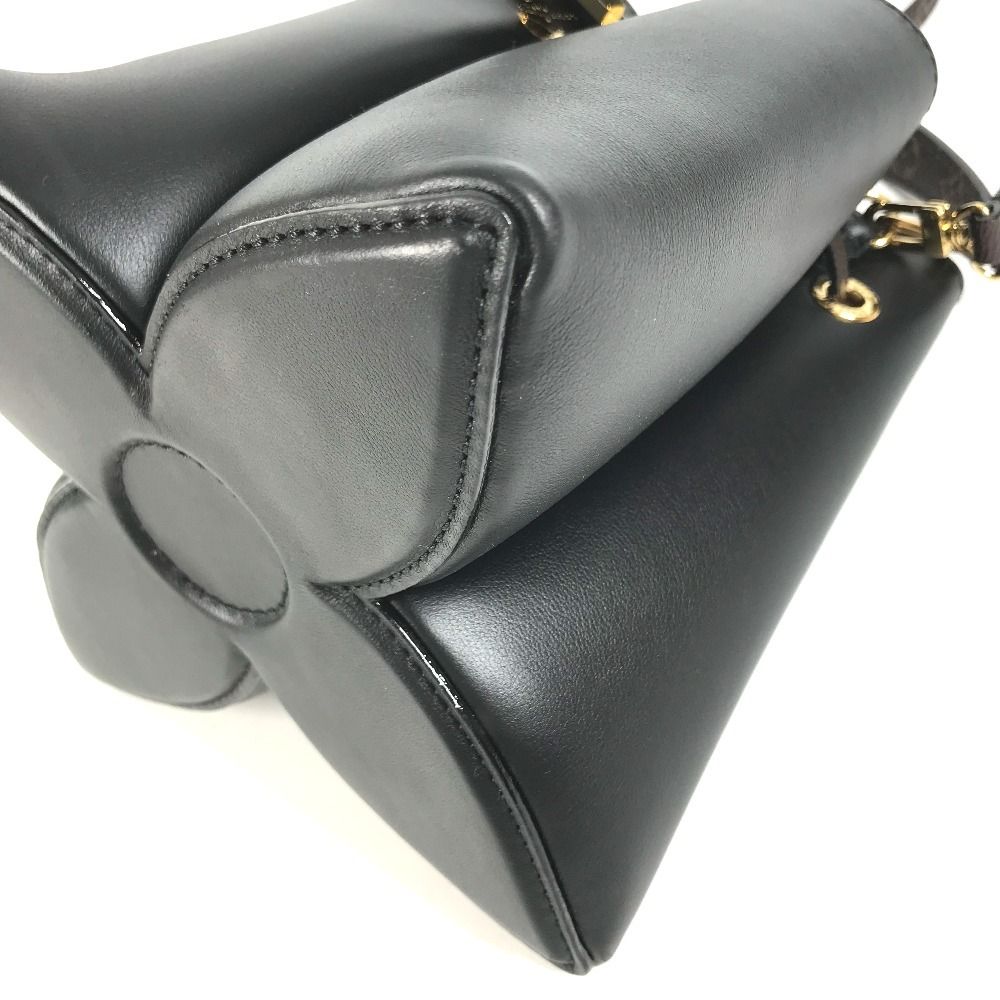 Louis Vuitton Handbag Blue Leather Black — view 7