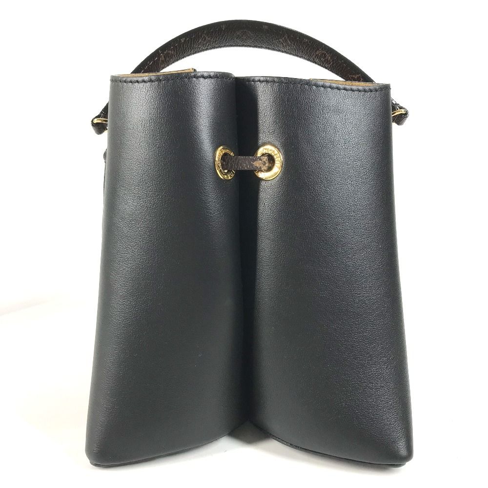Louis Vuitton Handbag Blue Leather Black — view 2