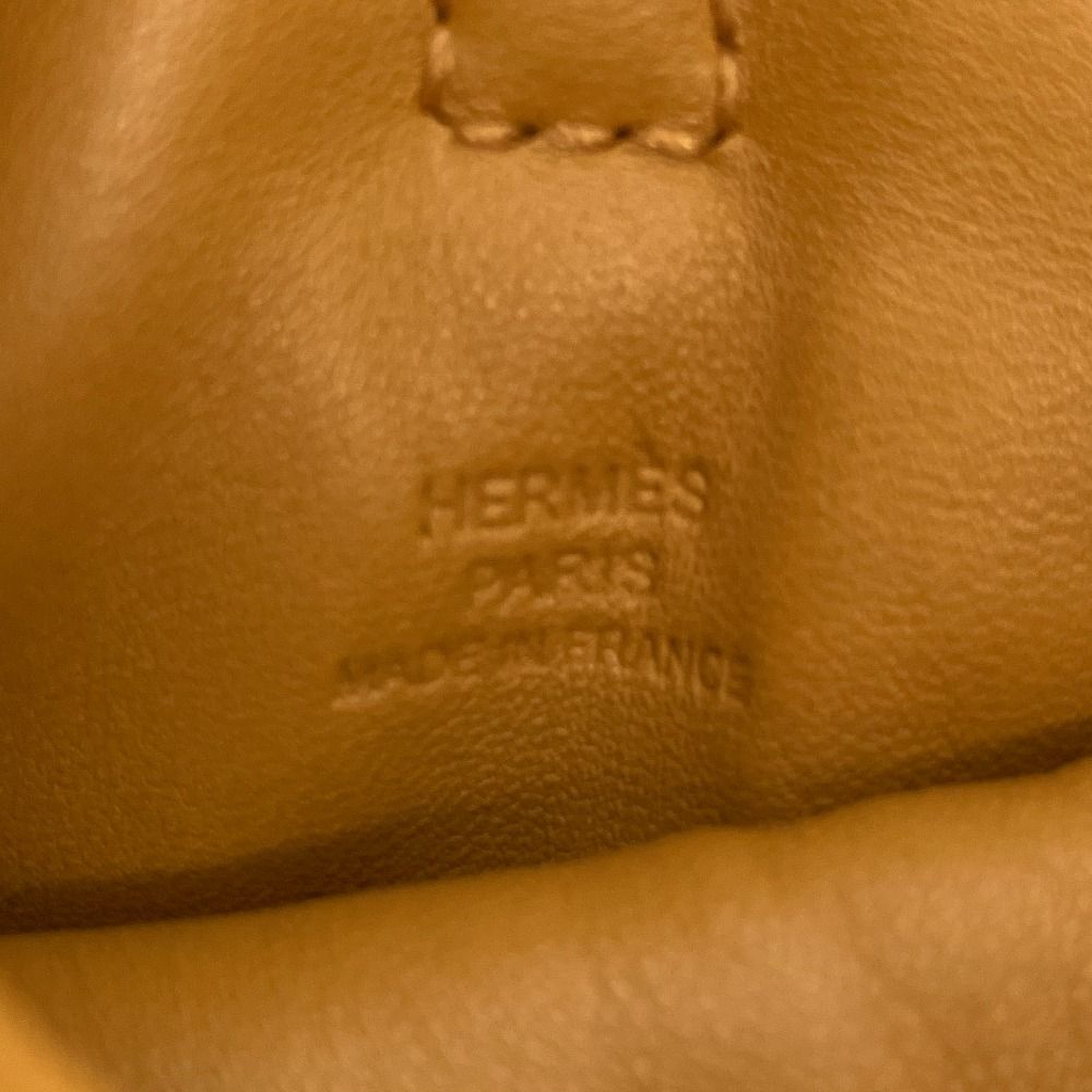 Hermes Pillow Agneau Milo Phone Case Etaupe — view 8