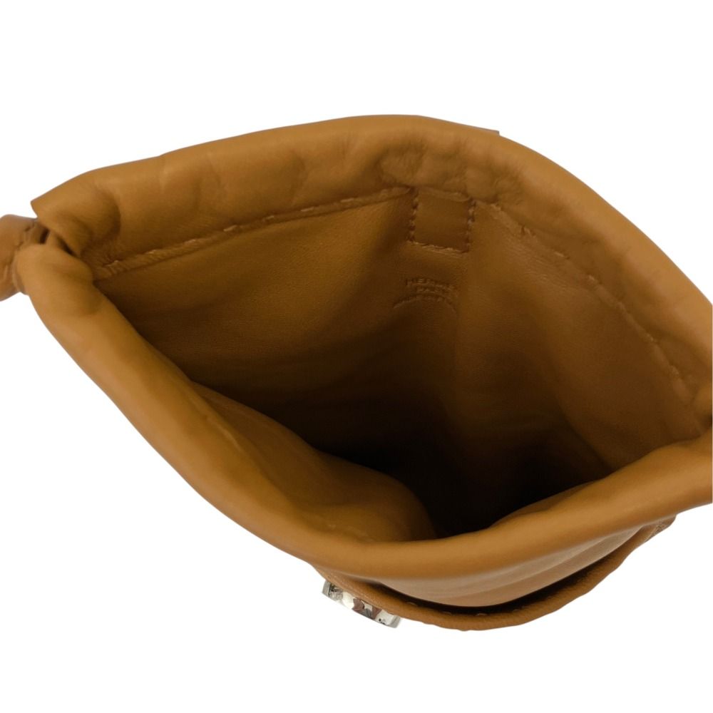 Hermes Pillow Agneau Milo Phone Case Etaupe — view 6