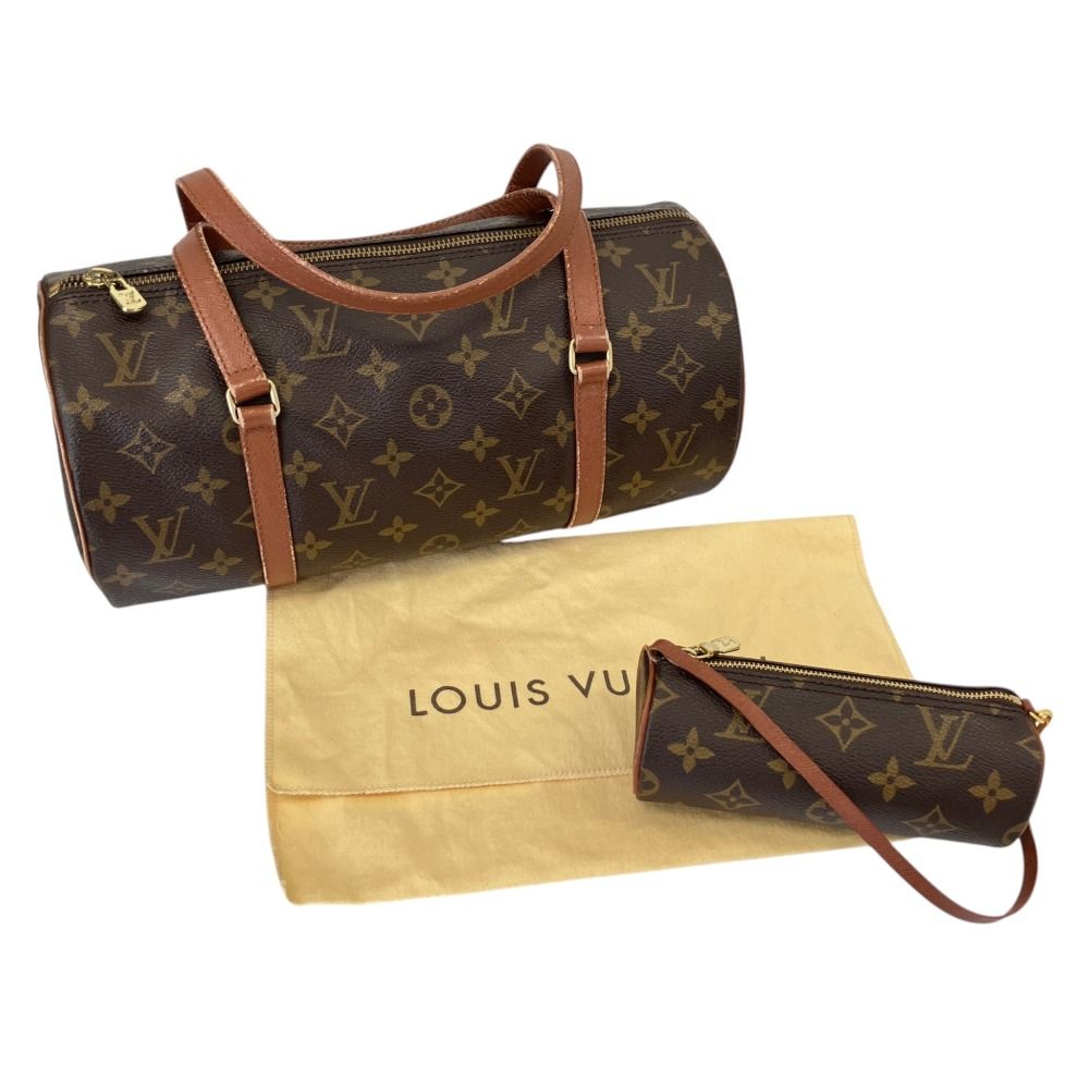 Louis Vuitton Monogram Papillon 30 Mini Tote Bag Brown — view 8