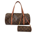 Louis Vuitton Monogram Papillon 30 Mini Tote Bag Brown