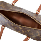 Louis Vuitton Monogram Papillon 30 Mini Tote Bag Brown — view 7