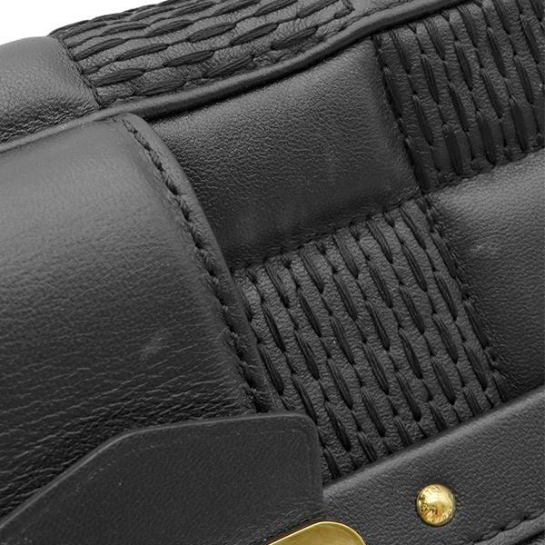 Louis Vuitton Shoulder Bag Troca PM Leather Black Gold — view 8