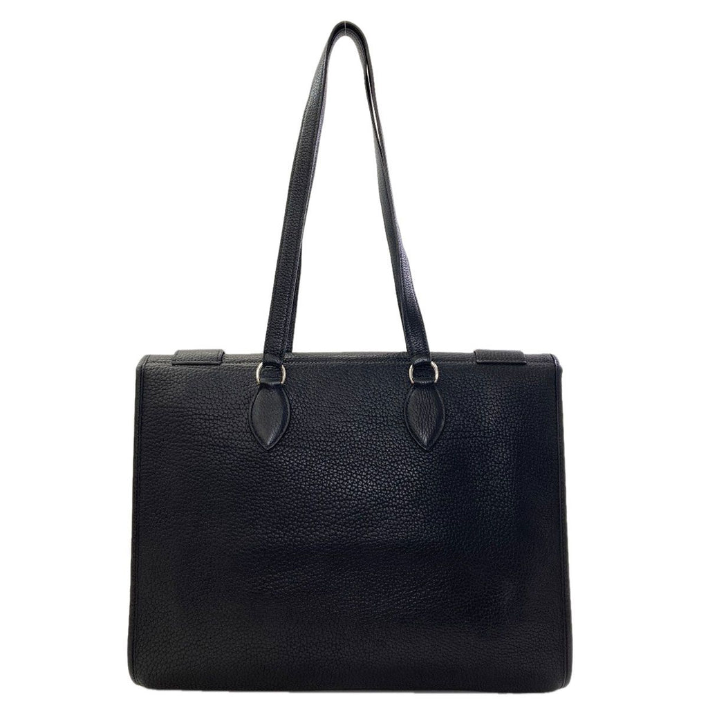 Hermes Cabas 40 Silver Tote Bag Calfskin — view 2