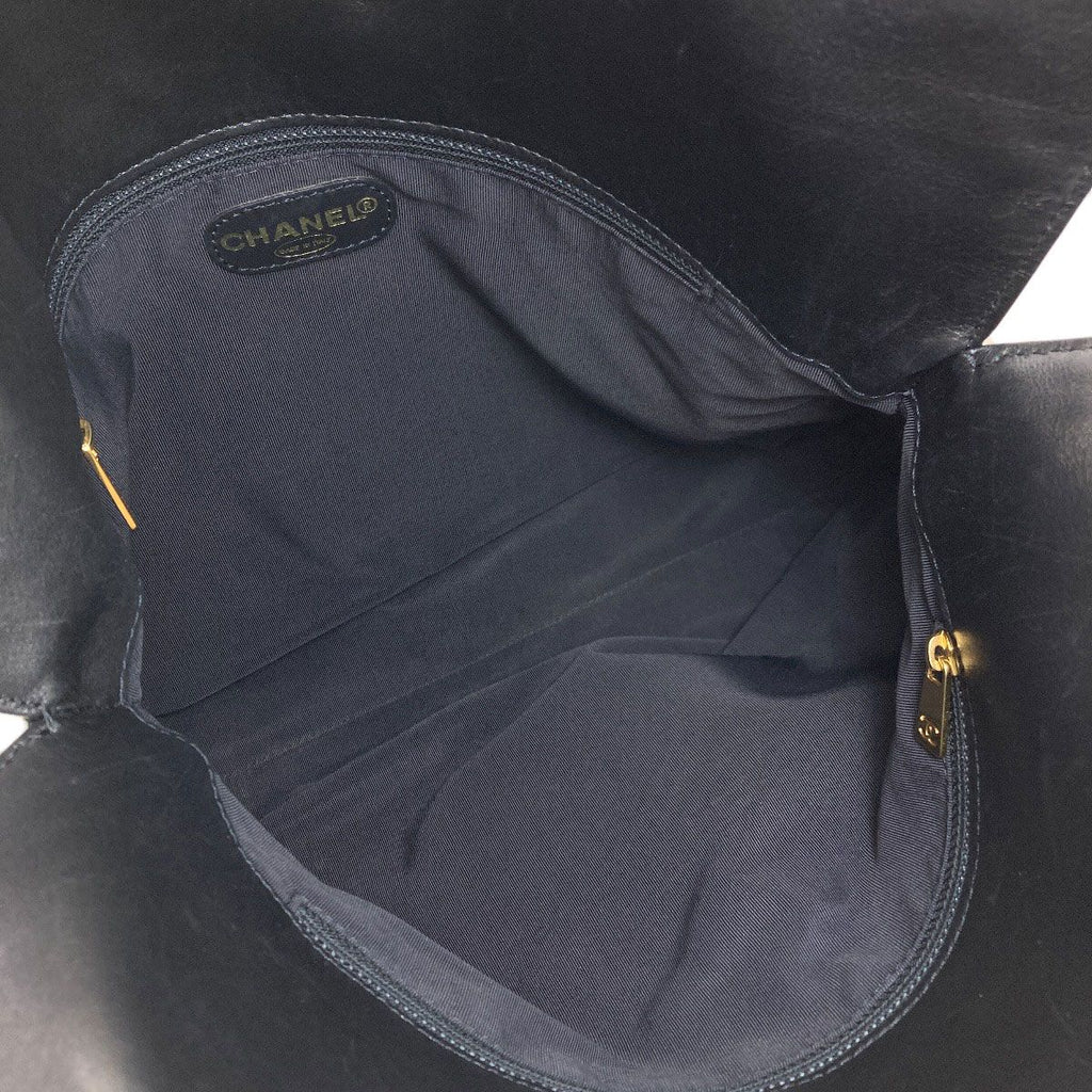 Chanel CC Logo Tote Bag Calfskin — view 5