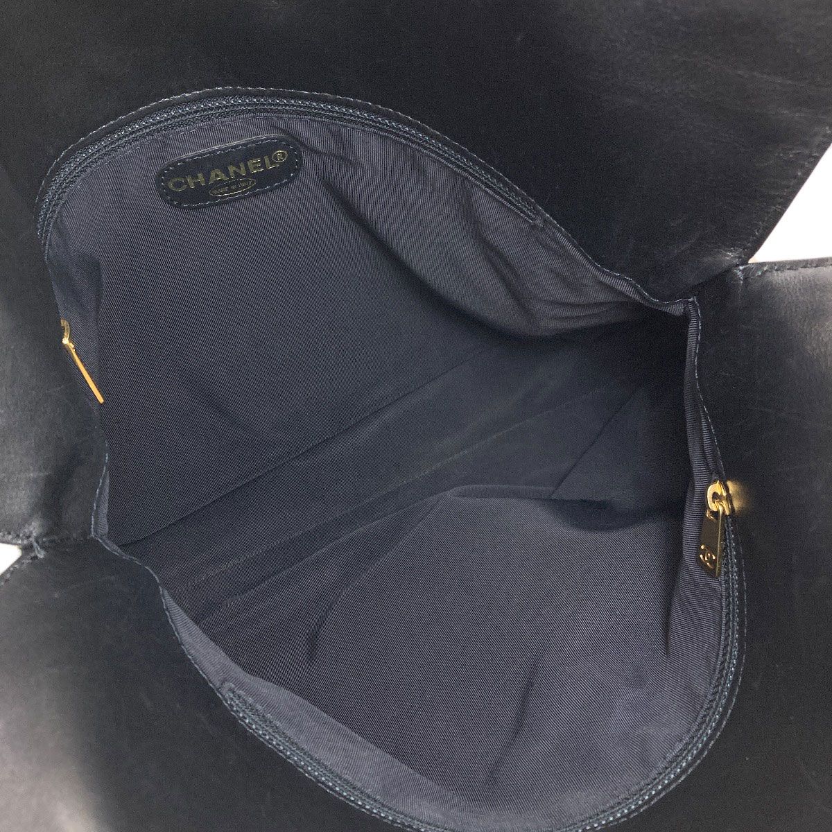 Chanel CC Logo Tote Bag Calfskin — view 5