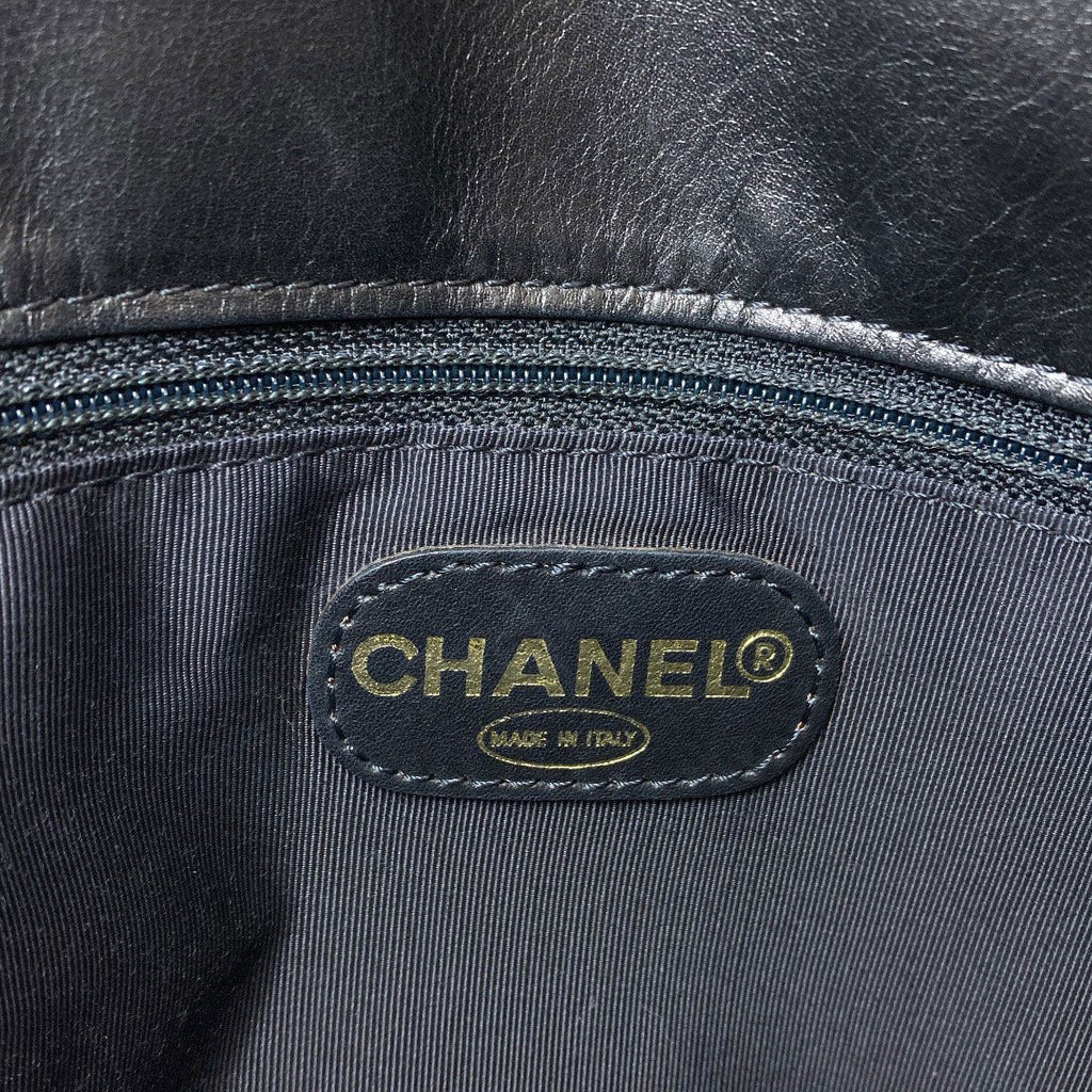 Chanel CC Logo Tote Bag Calfskin — view 6
