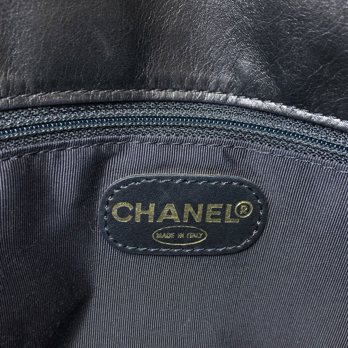 Chanel CC Logo Tote Bag Calfskin — view 6