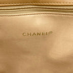 Chanel Quilted CC Logo Chain Gold 2-Way Handbag Lambskin — view 6