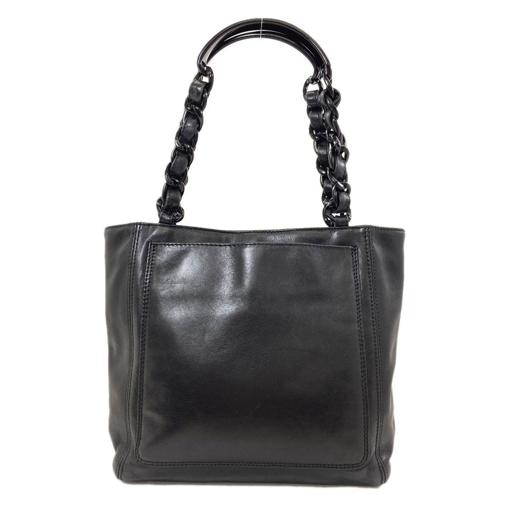 Chanel CC Logo Tote Bag Lambskin — view 2