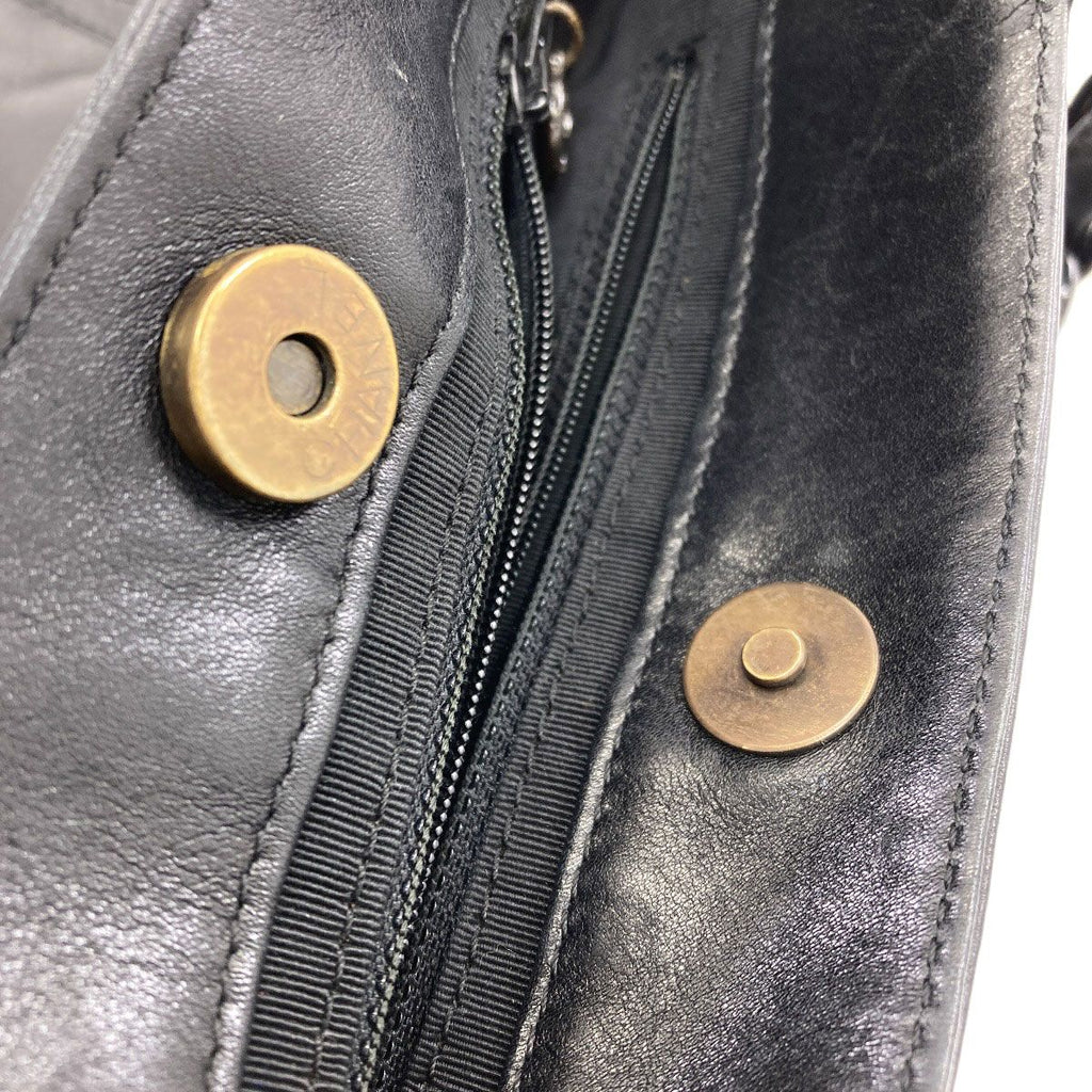 Chanel CC Logo Tote Bag Lambskin — view 8