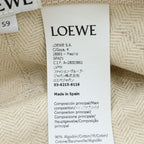 Loewe Anagram Jacquard Canvas Leather Bucket Hat Beige — view 7