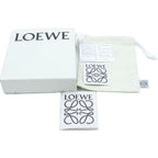 Loewe Puzzle Anagram Bifold Wallet Compact Card Case Black Leather — view 6