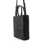 Loewe Standard Raffia Leather 2-Way Shoulder Bag Black — view 2