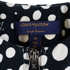 Louis Vuitton YK Infinity Dot Zip Up Collarless Jacket Cotton Yayoi Kusama — view 6