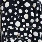 Louis Vuitton YK Infinity Dot Zip Up Collarless Jacket Cotton Yayoi Kusama — view 4