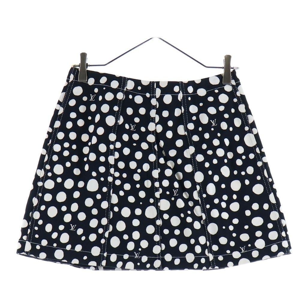Louis Vuitton YK Infinity Dot Denim All Over Print Skirt Cotton Yayoi Kusama — view 2