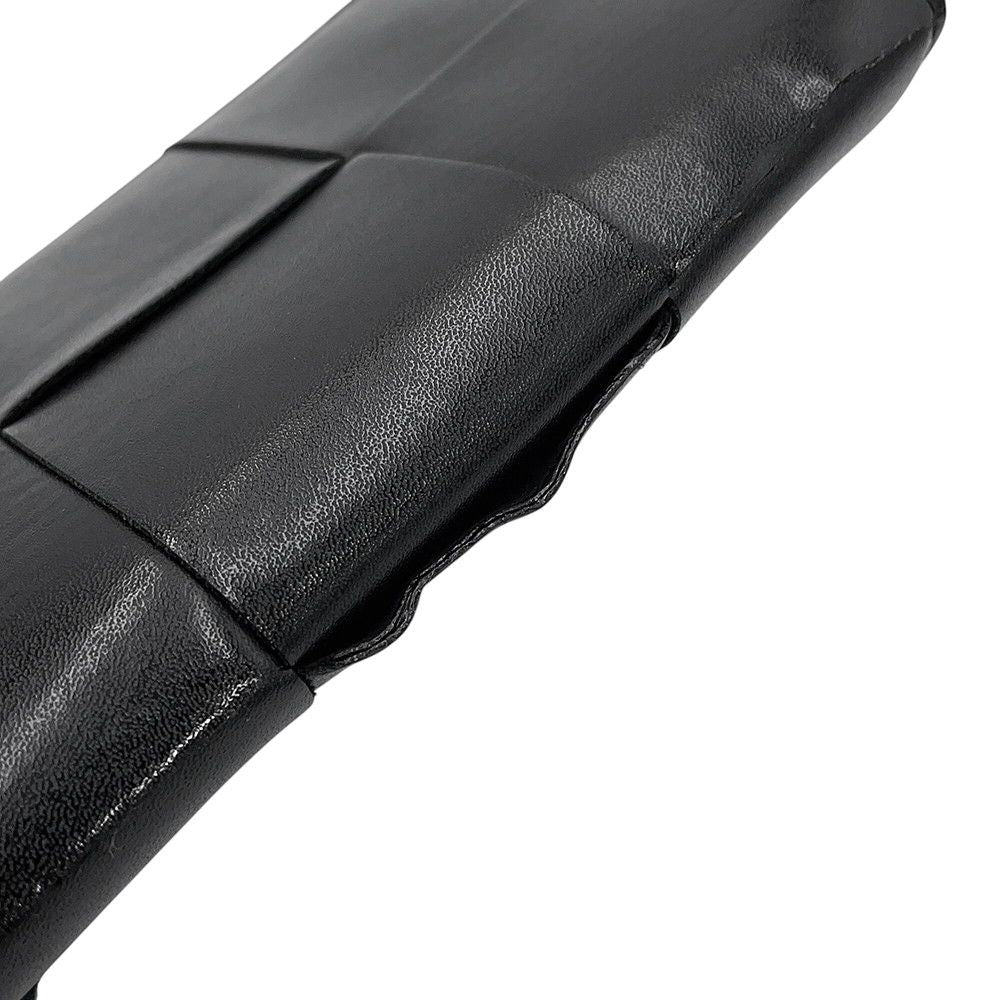 Bottega Veneta Wallet Maxi Intrecciato Cassette Slim Lambskin Black — view 7